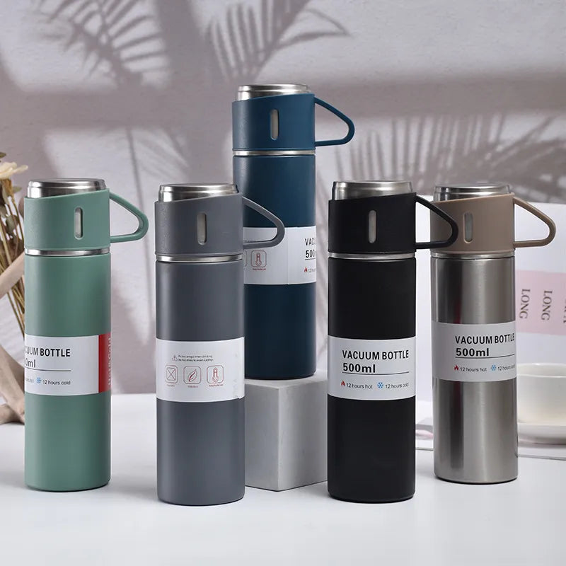 Stainless Steel Flask Set