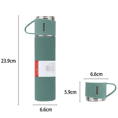 Stainless Steel Flask Set